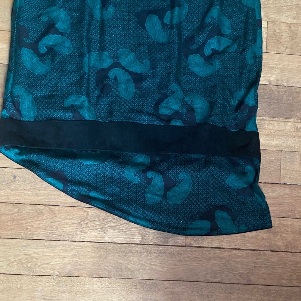 Vintage Cach’e Green Patterned skirt suit - Picture 3 of 7